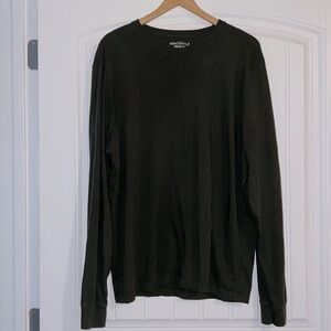 J Crew Mercantile broken in Tee long sleeve Shirt XL